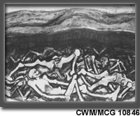 Camp de concentration de Belsen - La fosse CWM/MCG 10846