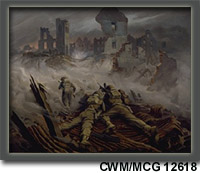 Stormont, Dundas and Glengarry Highlanders pntrant dans Caen CWM/MCG 12618