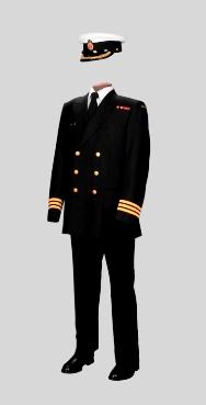 Uniforme du capitaine de frégate William Kern
