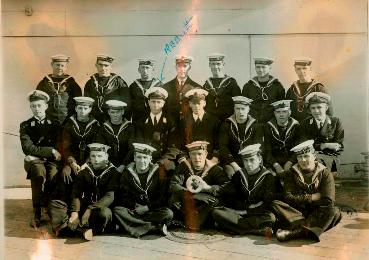Canadiens servant à bord du HMS Canada