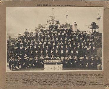 L'équipage du navire, NCSM Stormont