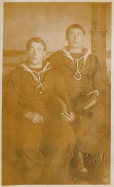 Llewellyn et Joseph Lush, 1914, Newfoundland Royal Naval Reserve