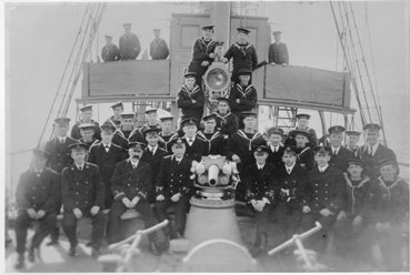 Les marins du NCSM Galiano, 1918