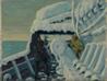 Couvert de glace Peinture de Donald C. Mackay, 1944