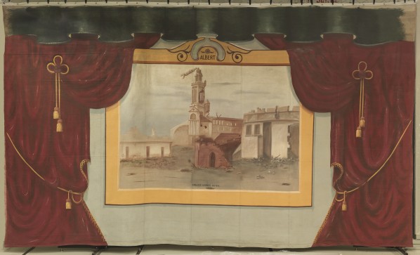 Peinture du rideau de scène de Penhold