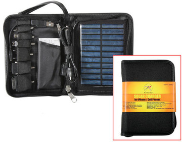 Deluxe solar charger for cell phones:: Chargeur solaire pour t
