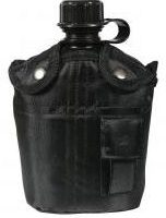 Aluminum Canteen with black sleeve