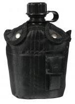 Aluminum Canteen with black sleeve