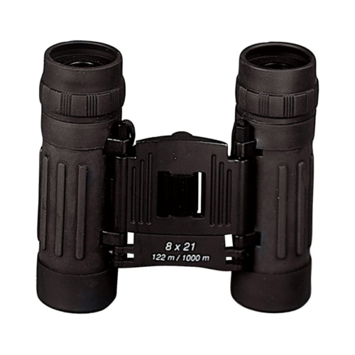 Black compact 8x21mm binoculars