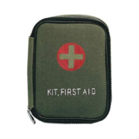 Military zipper first aid kit