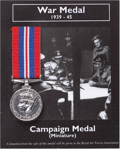 War Campaign Medal Miniature Reproduction