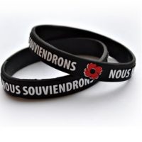 Lest We Forget Poppy Bracelet - French