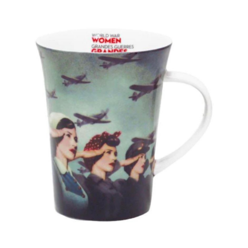 Official Mug from the World war women exhibition of the Canadian War Museum