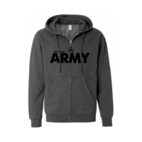 Canadian Army Heather Charcoal Full Zip Hoody