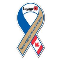 We Support Our Troops Magnet - French