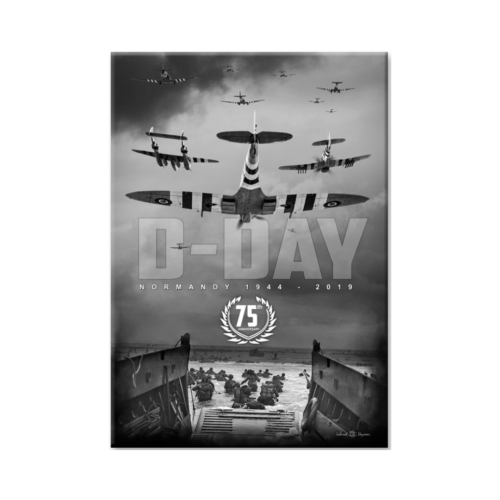 D-Day Beach Landing 75th Anniversary Canvas Print