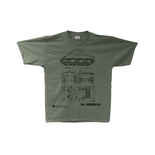 M4 Sherman Blueprint T-Shirt