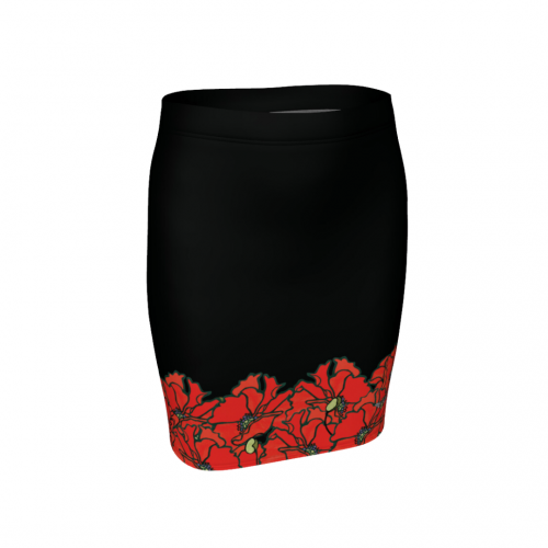 Poppy fitted skirt