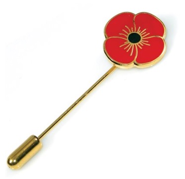 Poppy Scarf Pin