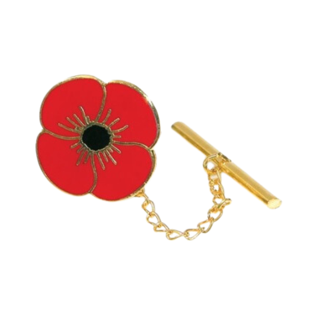 6563_TIE TACK - POPPY Poppy Tie Tack