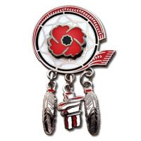 First Nations Veterans Lapel Pin