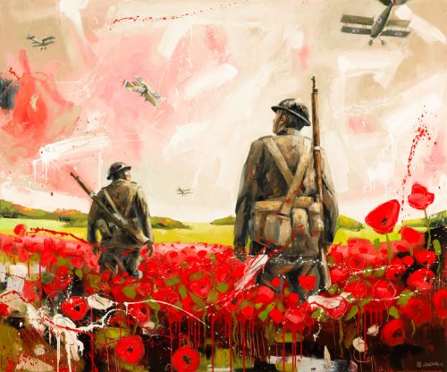 In Flanders on Canvas by Brian Lorimer