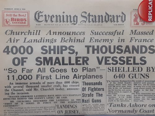 Reproduction d'un journal de 1944