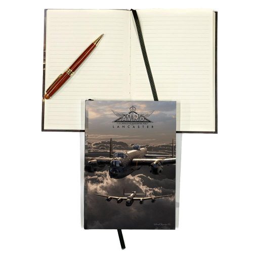 Carnet de notes à couverture rigide Avro Lancaster