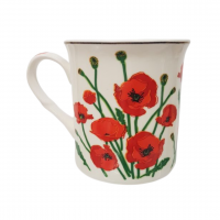 Poppies coffee mug 10oz