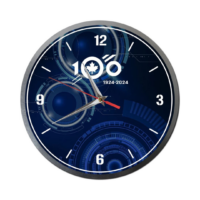 RCAF 100 Insignia Collection Wall Clock