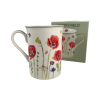 Poppy Field Tea Mug with box.