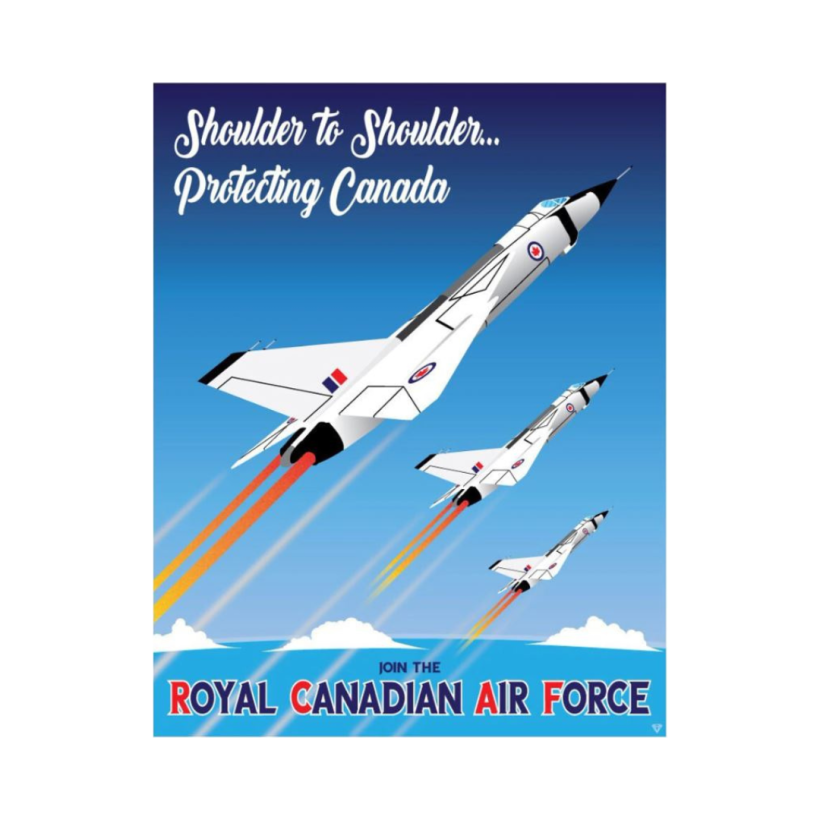 Print Avro Arrow - Shoulder to Shoulder