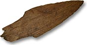 Broken Wooden Arrowhead -
Photo: Pat Sutherland