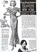 Fashion autographed by Ginger Rogers,
Sears 1935, p. 12.