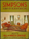 A Great City Store in Your Home,
Simpson's Fall Winter 1934-35, cover.