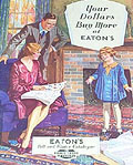 Tranquil family image, Eaton's Fall
Winter 1930-31, cover.