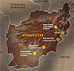 Carte de l'Afghanistan