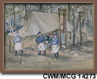 Un coin du camp CWM/MCG 14273