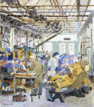 L'atelier de fabrication de munitions no 1, Sybil Craig, Australian War Memorial, ART22141