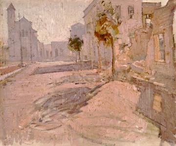 Place centrale, Tobrouk, Ivor Hele, Australian War Memorial, ART22865