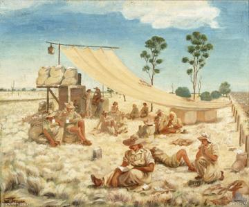 Smoko time with the AWLA, Grace Taylor, Australian War Memorial, ART29758