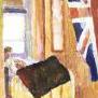 Interior with flag, Grace Cossington Smith, ART90721