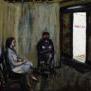 Patients waiting Outside a First Aid Post in a Factory, Ruskin Spear (RA), IWM ART LD 2683