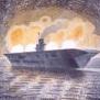 HMS Ark Royal in Action, Eric Ravilious, IWM ART LD 284