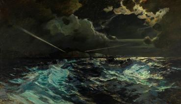 La patrouille de nuit - Vedettes lance-torpilles canadiennes entrant dans le port de Douvres