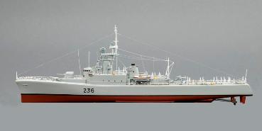 Modèle réduit de navire du NCSM Gatineau 