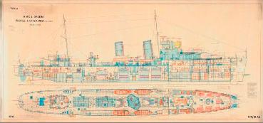 Plans du NCSM Skeena