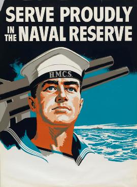 Affiche de recrutement de la Réserve navale