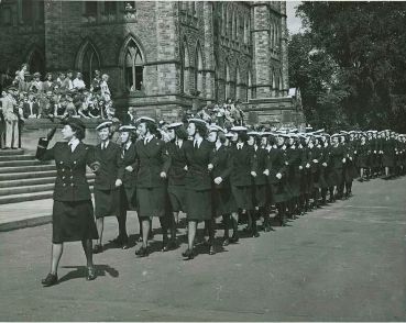 Membres du WRCNS sur la Colline du Parlement, à Ottawa