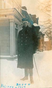 L'élève-officier Robert Brett, 1917